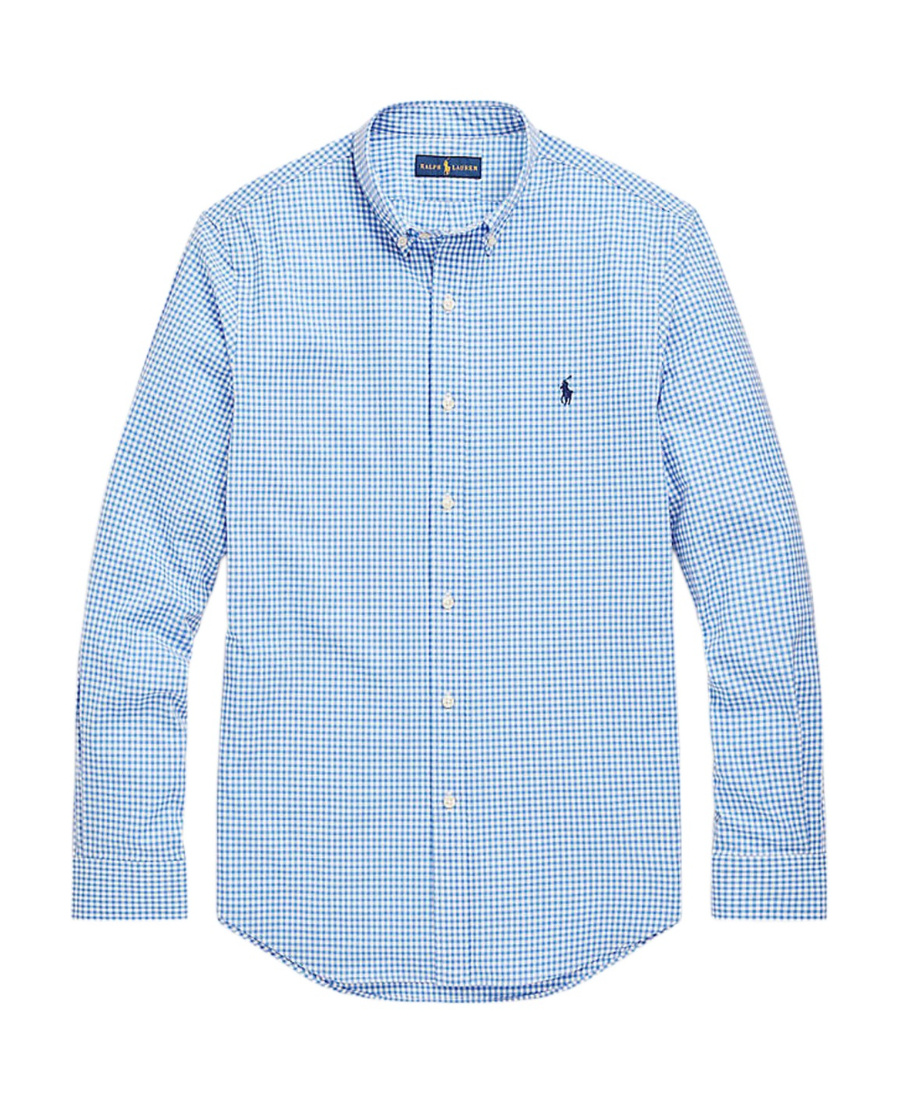 Polo Ralph Lauren Custom Fit Shirt In Blue