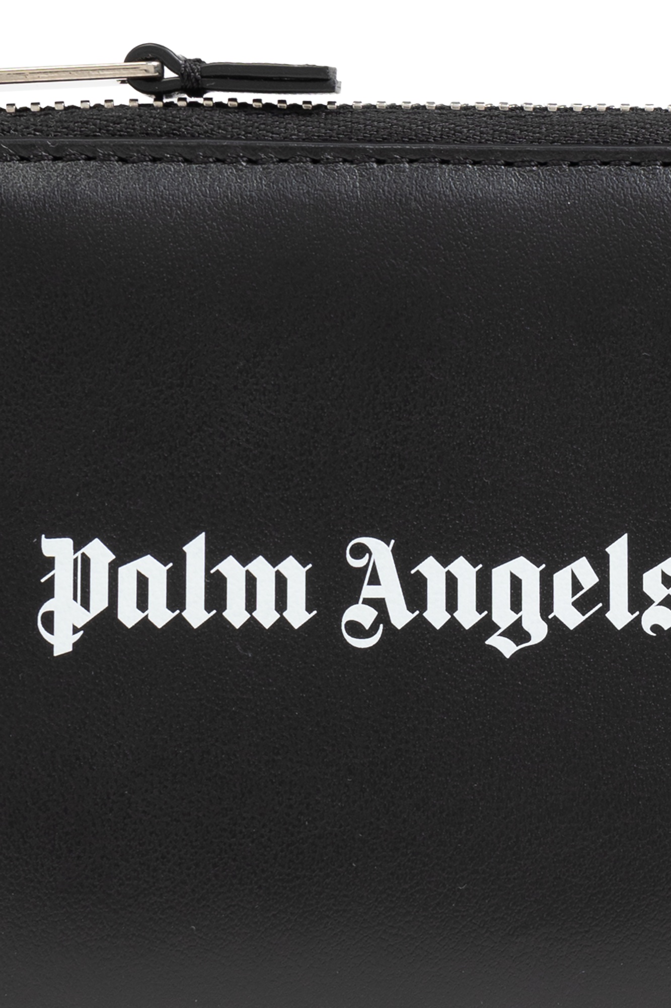 Palm Angels Classic Logo Zip Around In Black