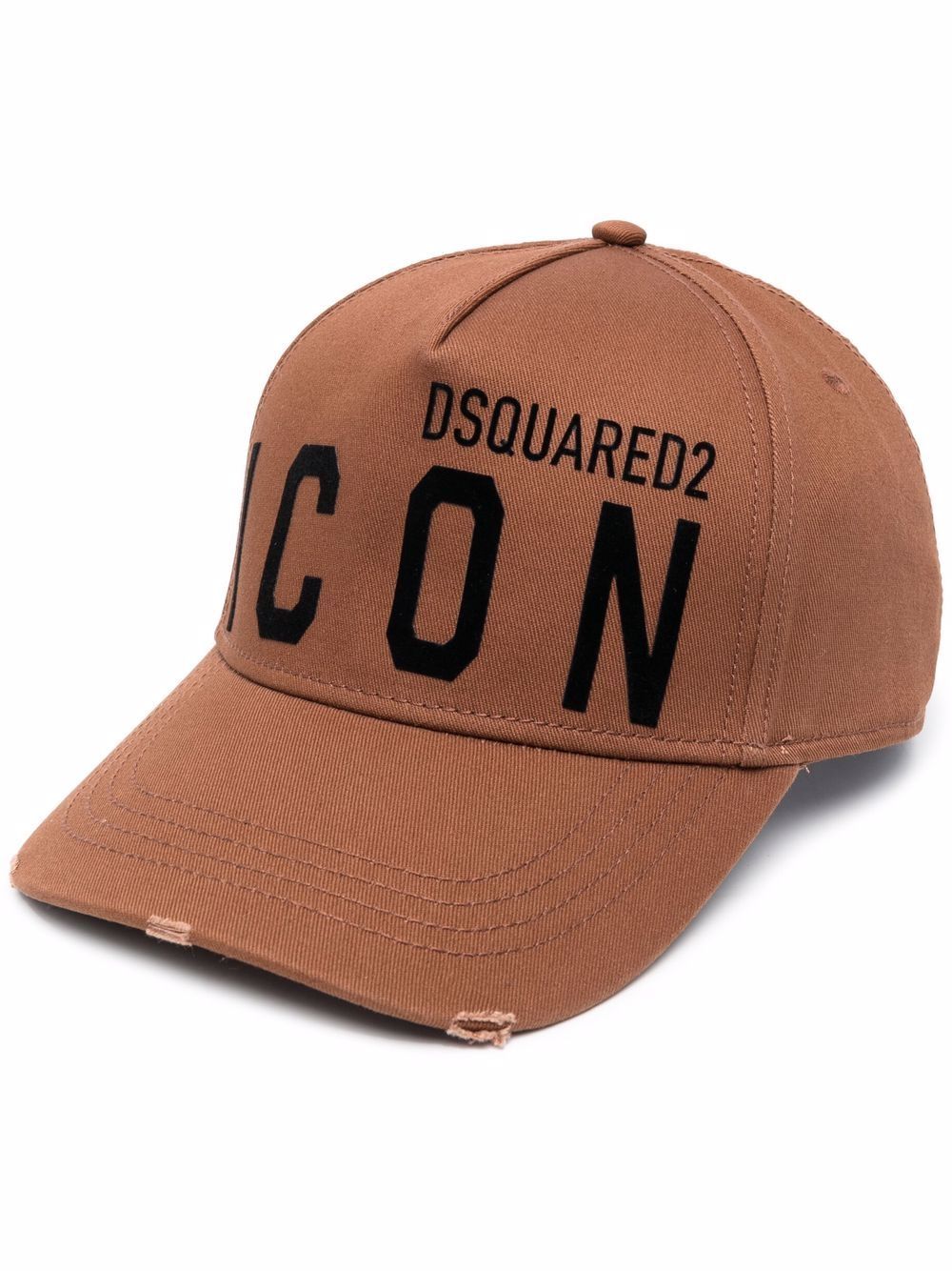 Dsquared2 Be Icon Baseball Cap In Brown