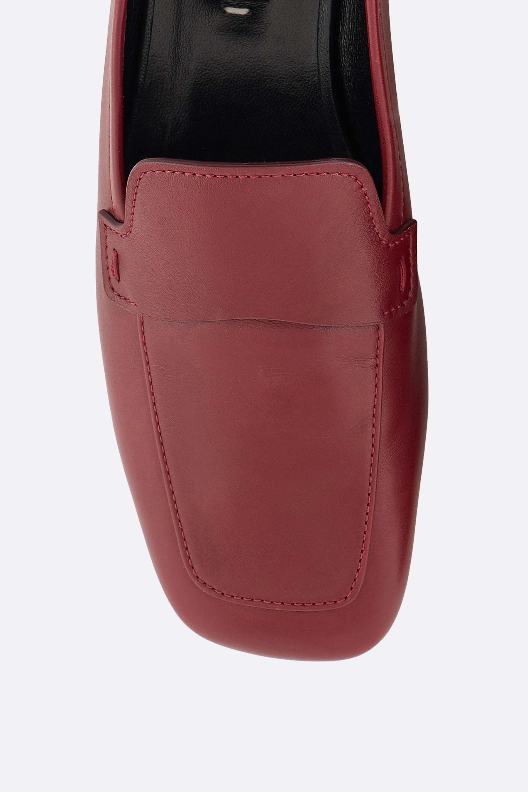 GIORGIO ARMANI SQUARE TOE LOAFERS