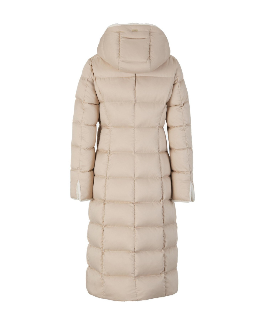 Herno Long-sleeved Down Jacket In Nude
