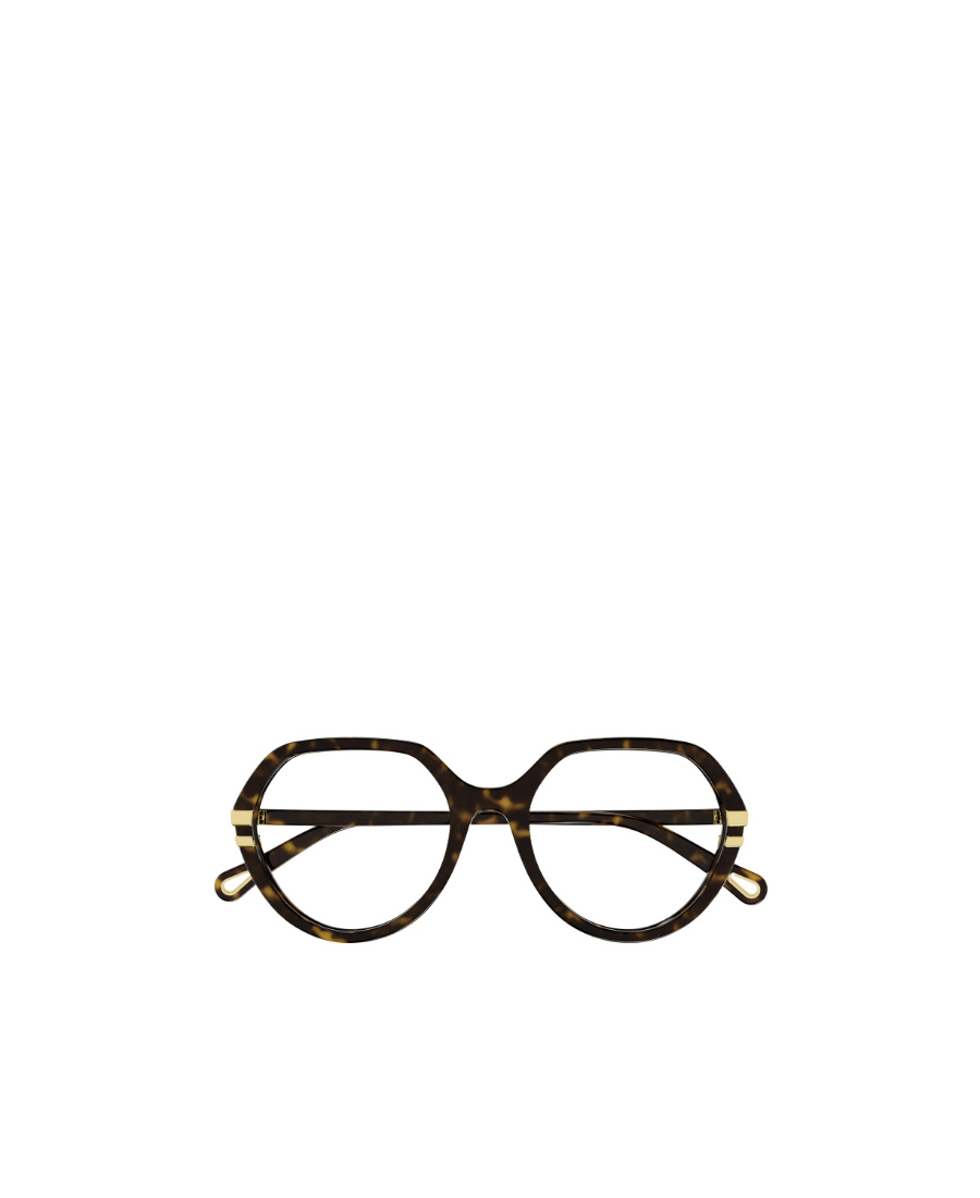 Chloé Eyewear Round Frame Glasses In Black
