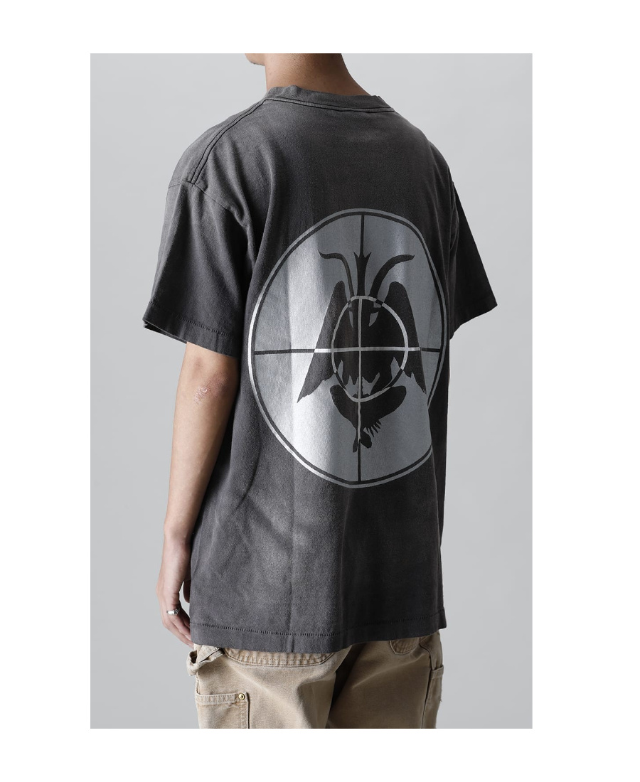 Readymade Ready Made X Saint Michael Cooperative Letter Short-sleeved T-shirt In Black