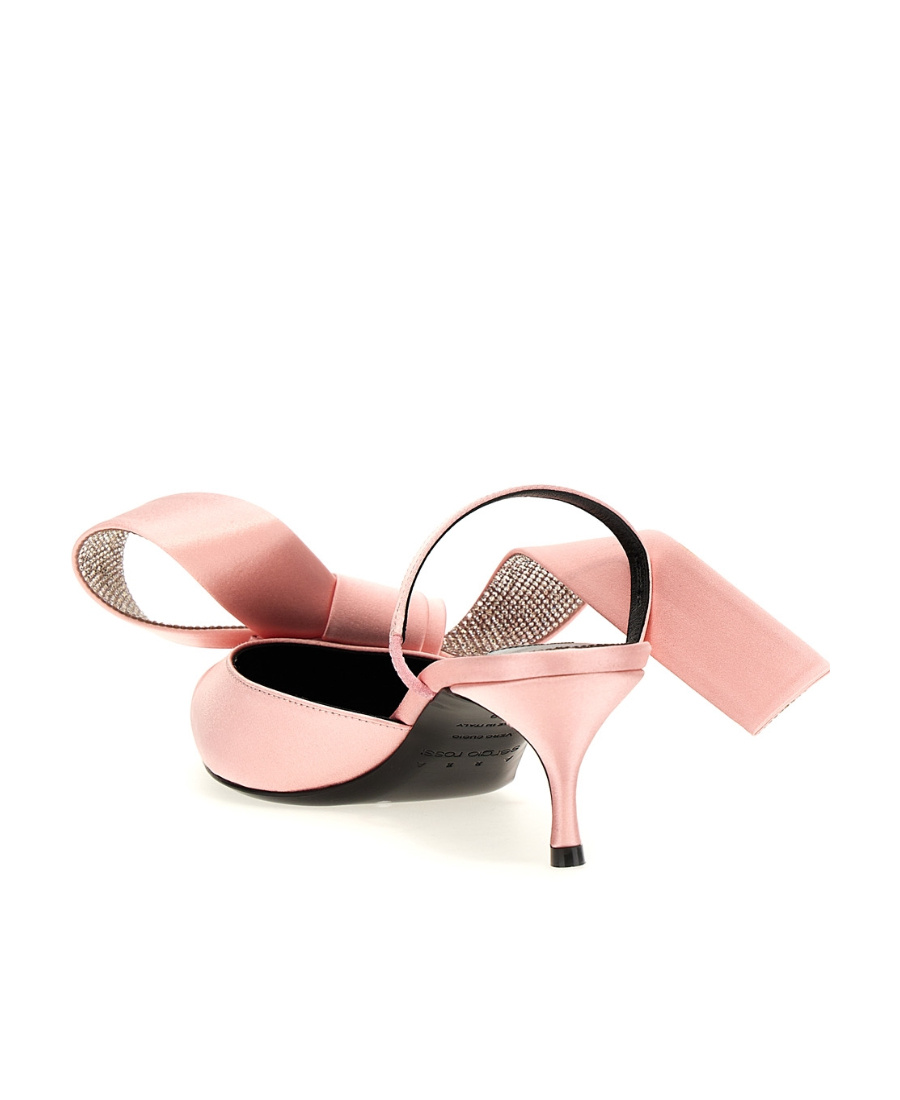 Sergio Rossi Area Marquise Mules Featuring Bow Detail In Pink