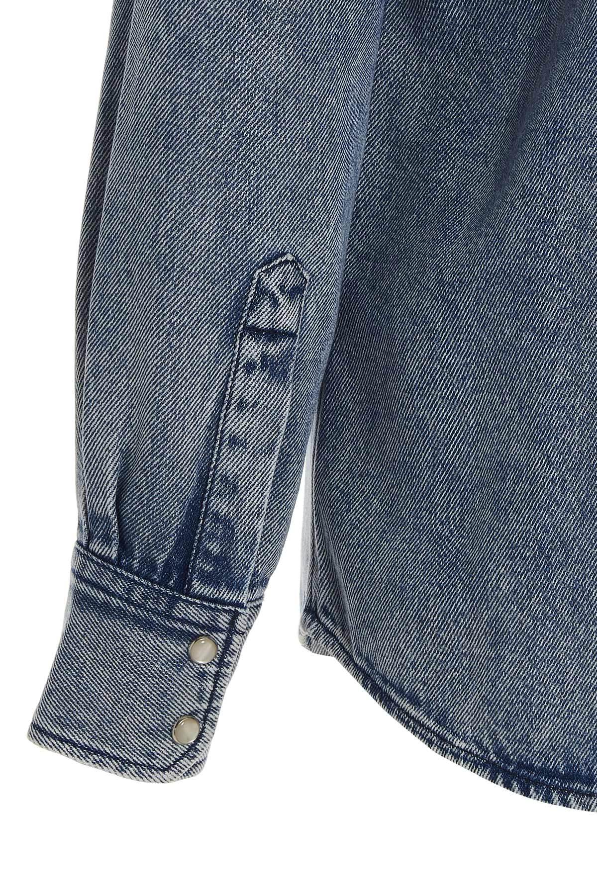 Isabel Marant Étoile Long-sleeved Shirt In Blue