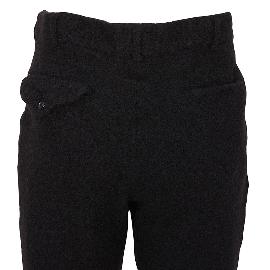 Comme Des Garçons Belt Loops Slacks In Black