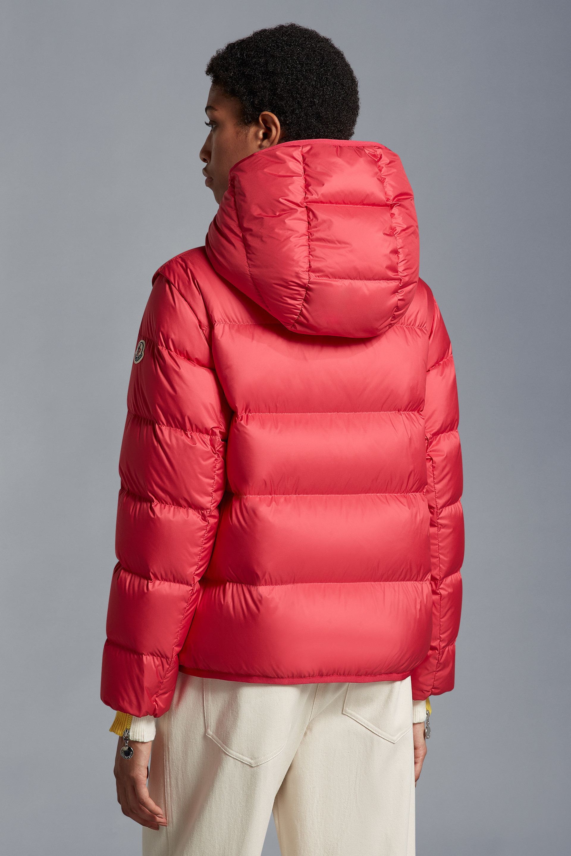 Moncler Droniers Down Jacket In Red