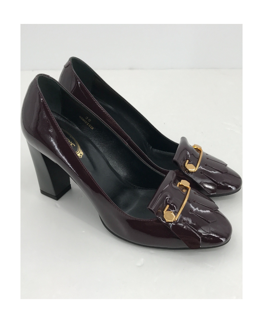 Tod's Logo Details High Heels In Black