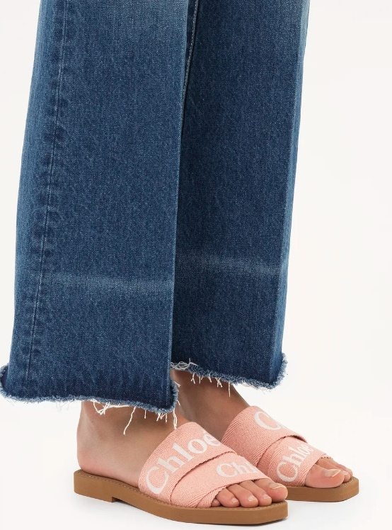 Chloé Open-toed Slippers In Pink