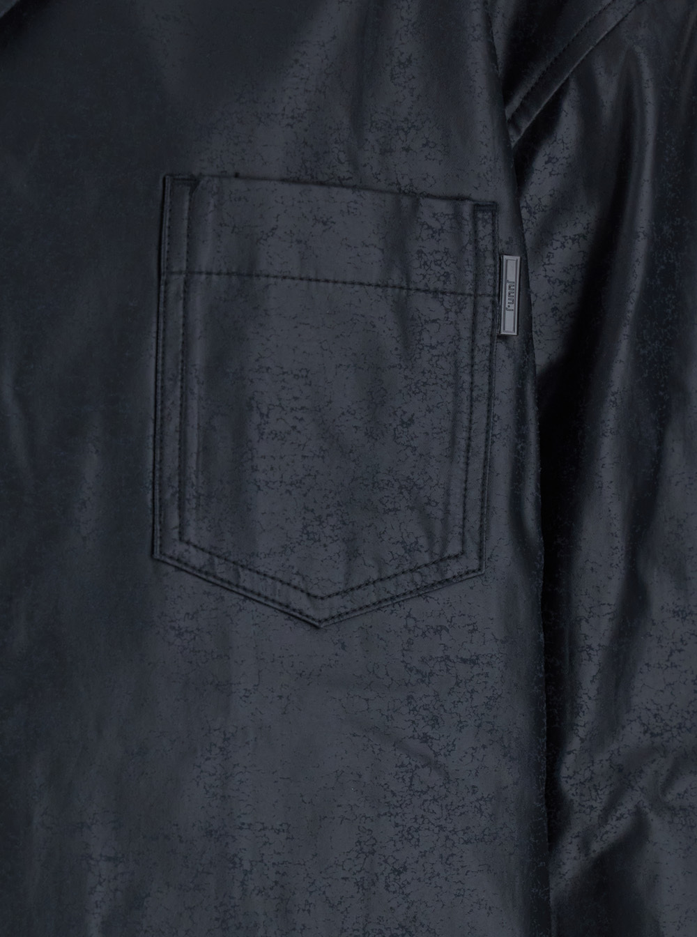 Juunj Coated Cotton Tailored Collar Shirts In Blue