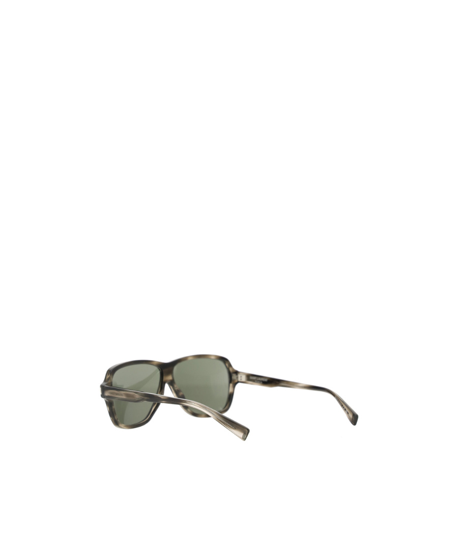 Saint Laurent Sl 609 Pilot-frame Sunglasses In Nude