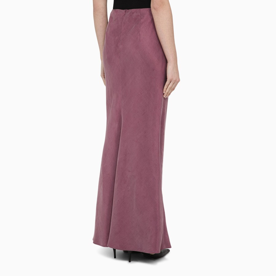 Shop Max Mara Zippered Skirt In Red