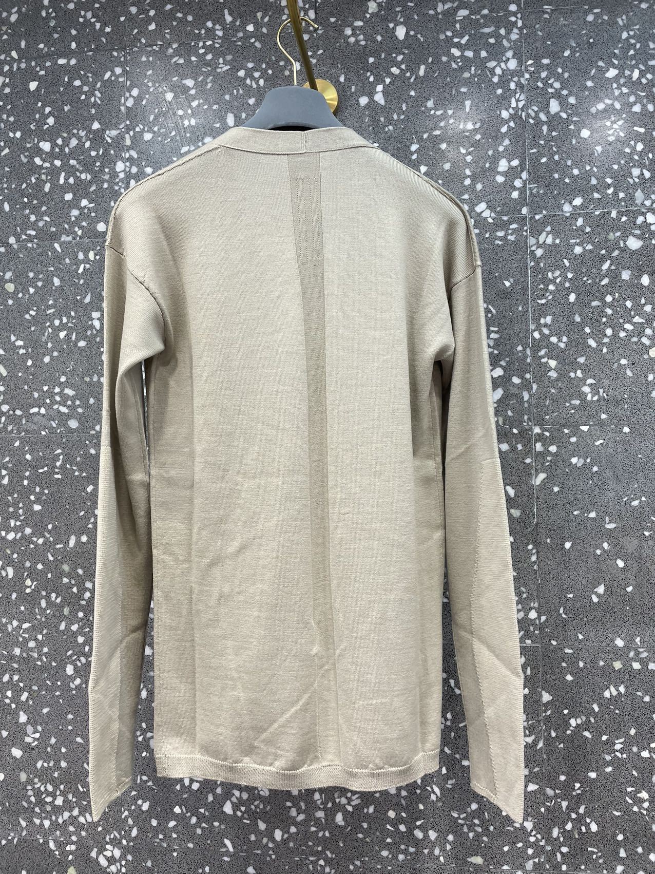Rick Owens V-collar Pocket Cardigan In White