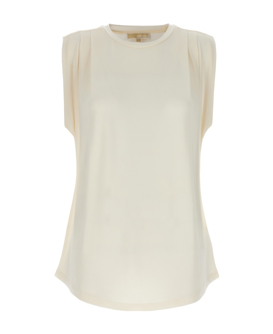 Michael Kors Viscose Blouse In White