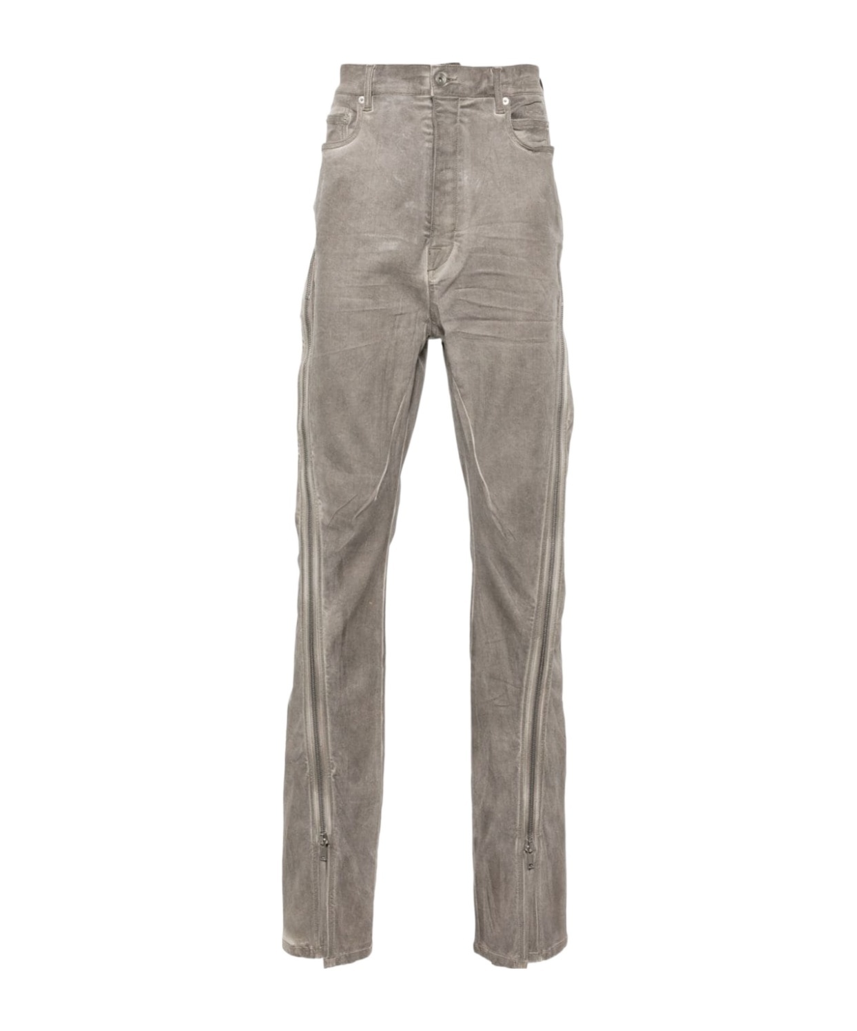 Rick Owens Drkshdw Bolan Banana Jeans In Gray