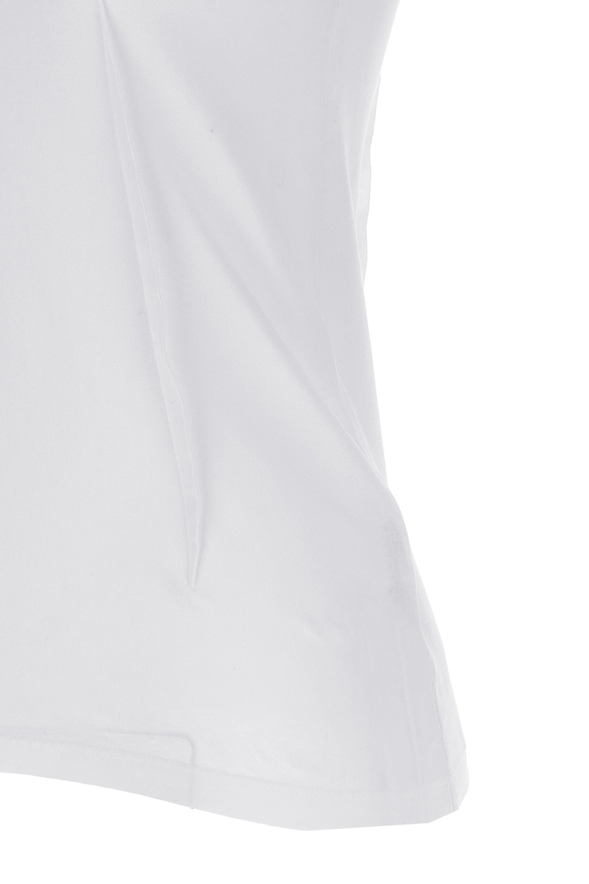 Mm6 Maison Margiela Tank Top Ruffles Tops White In White