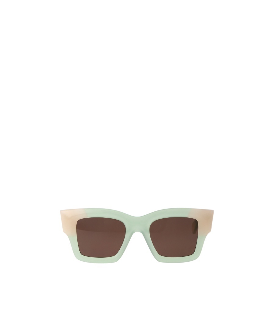 Jacquemus Square-frame Tinted Sunglasses In Green