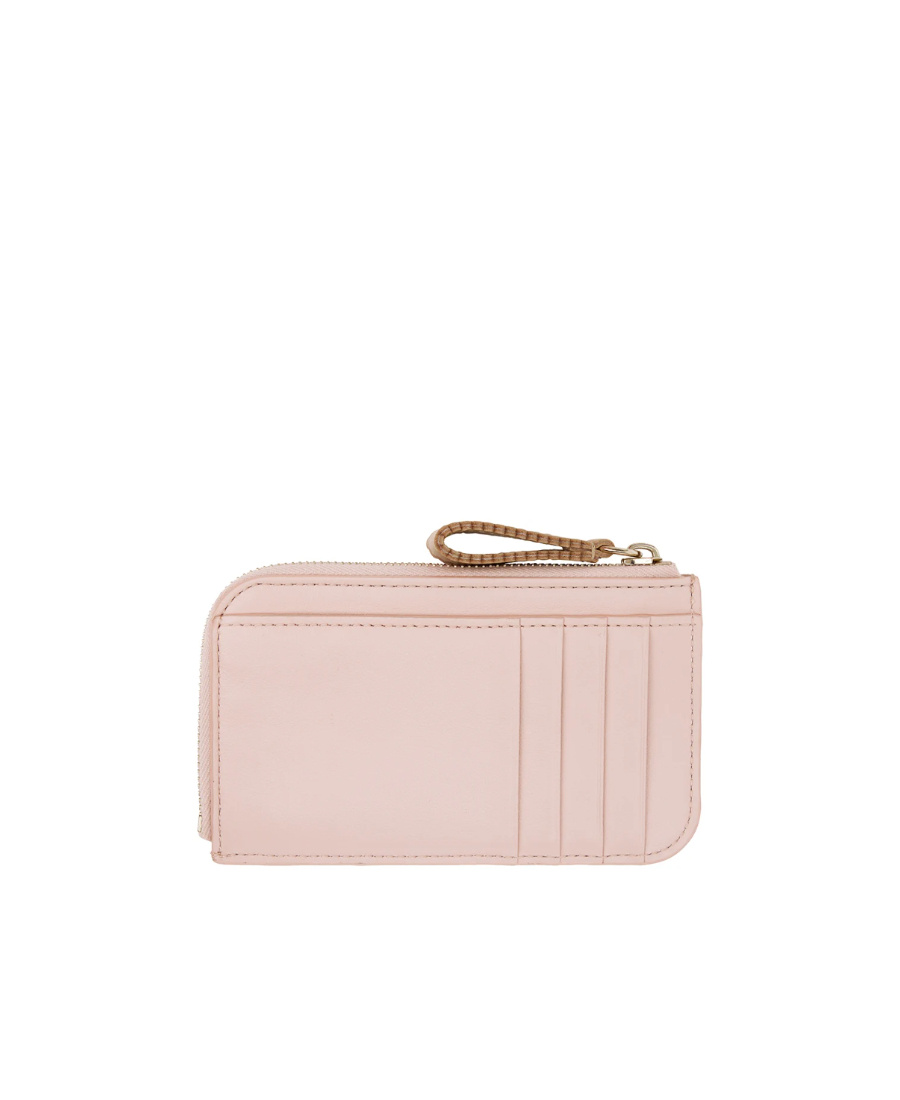 Chloé Zipper Wallet In Nude