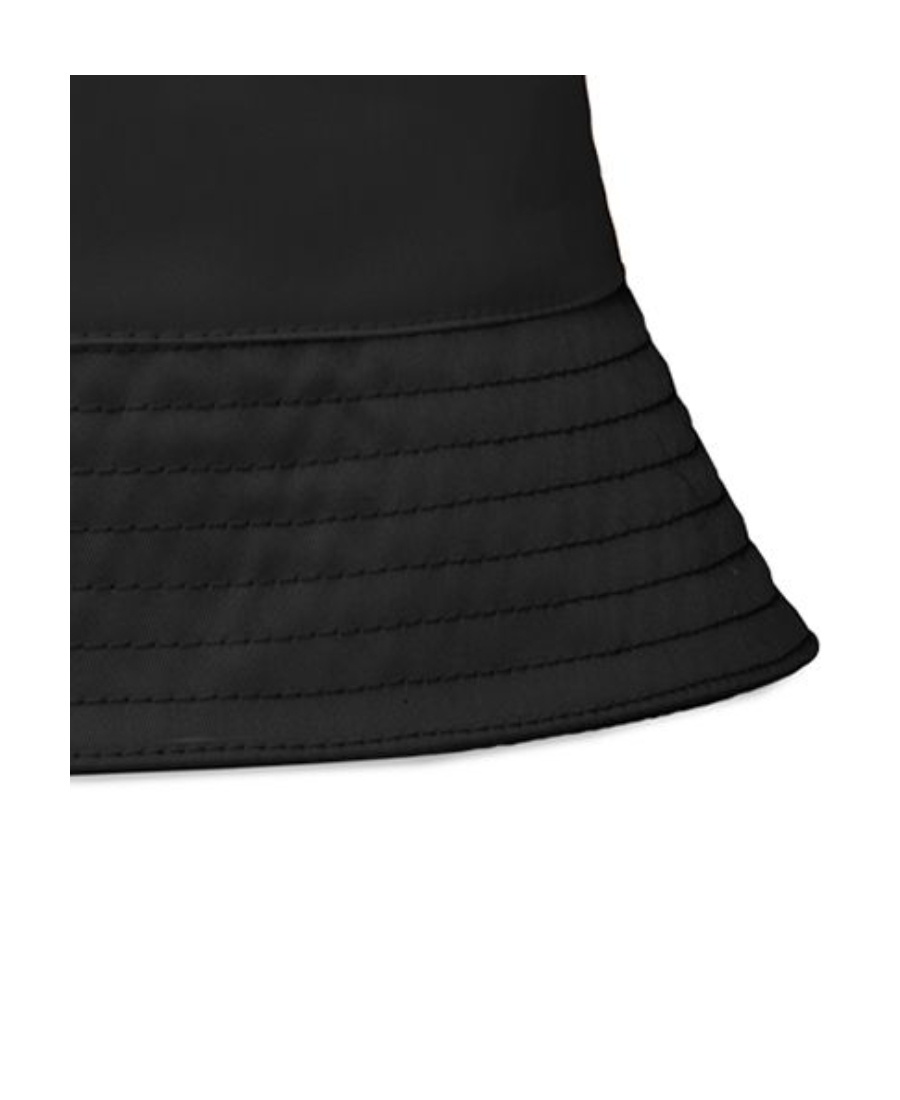 Prada Womens Black Re-nylon Recycled-polyamide Bucket Hat In Black