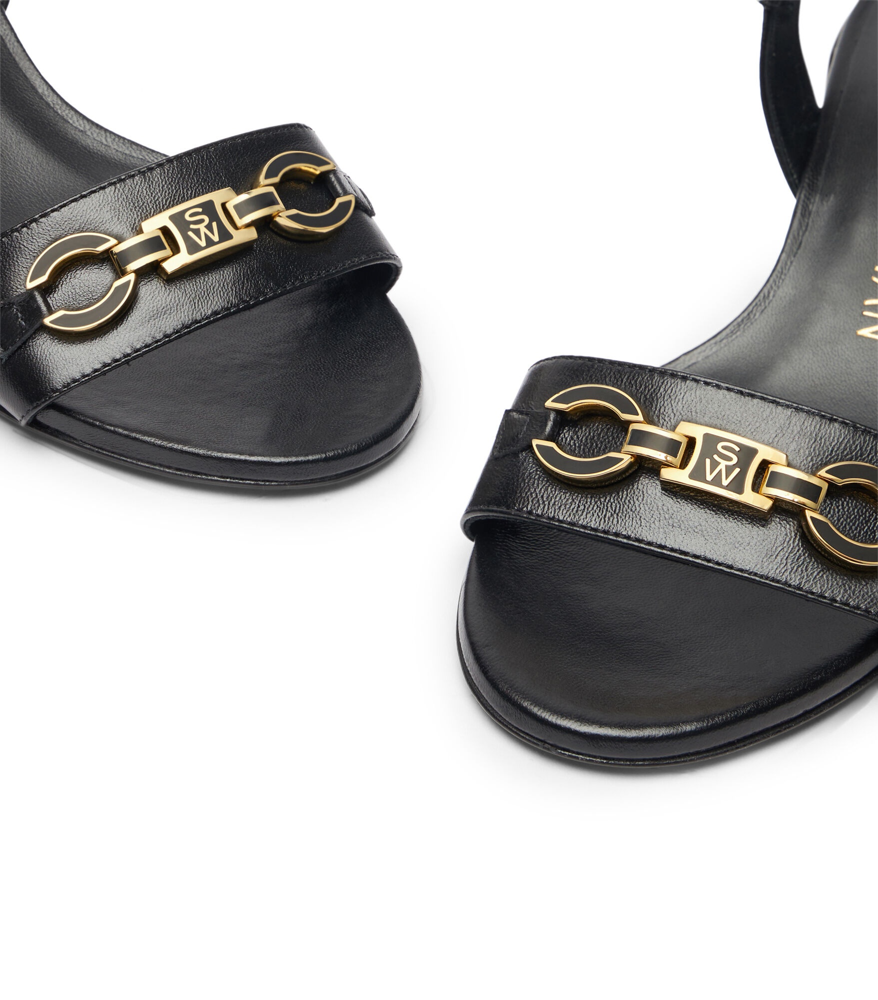 Stuart Weitzman Sw Signature 35mm Sandals In Black