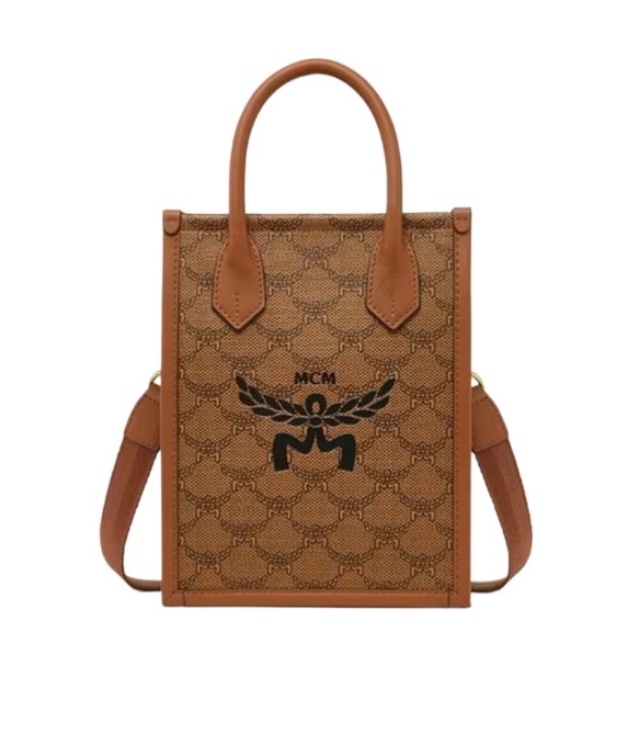 Mcm Himmel Lauretos Shoulder Bag In Brown