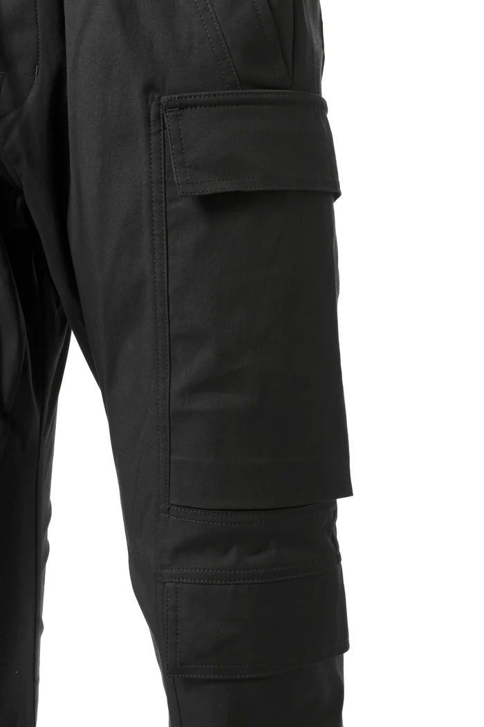 Rick Owens Drawstring-waist Cargo Trousers In Black