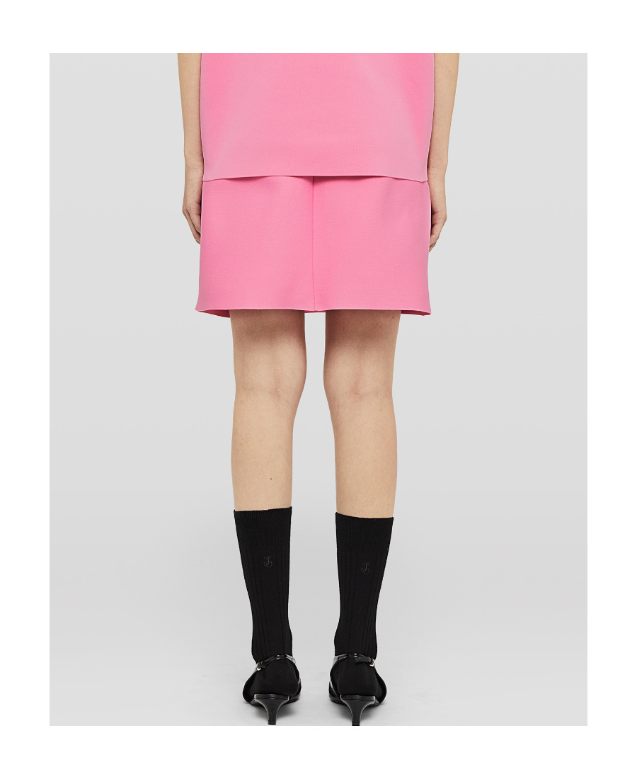 Jil Sander A-line High-waisted Mini Skirt In Pink