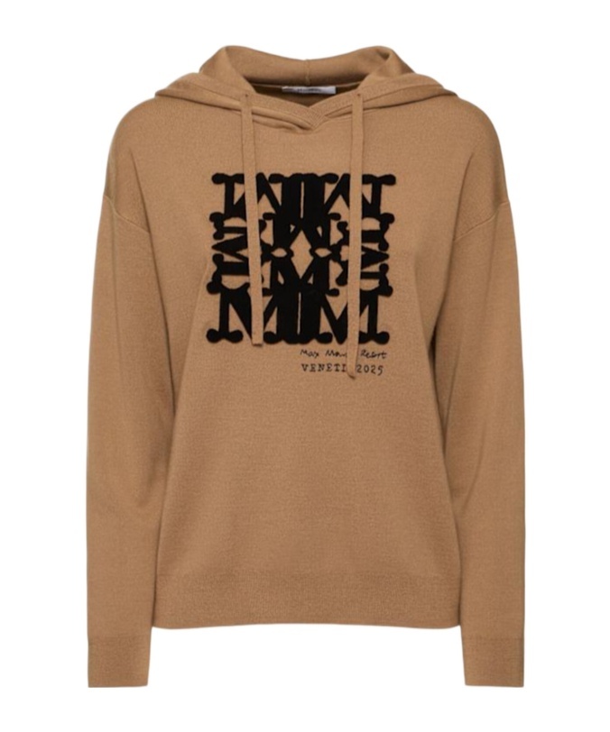 Max Mara Long-sleeved Hooded Sweatshirt