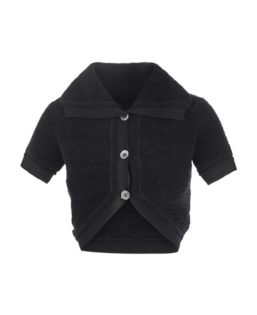 Jacquemus Le Cardigan Campana In Black
