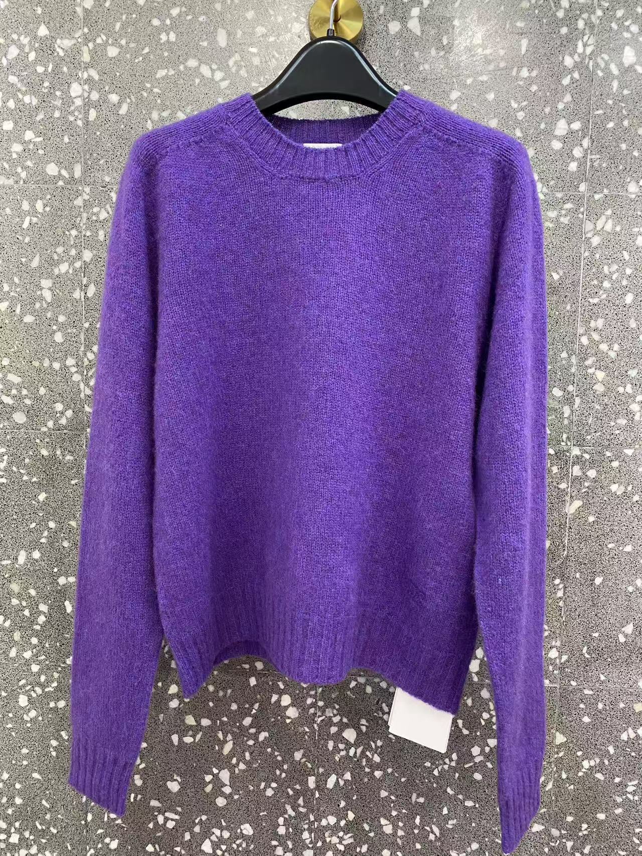 Celine Long-sleeved Sweater In Purple