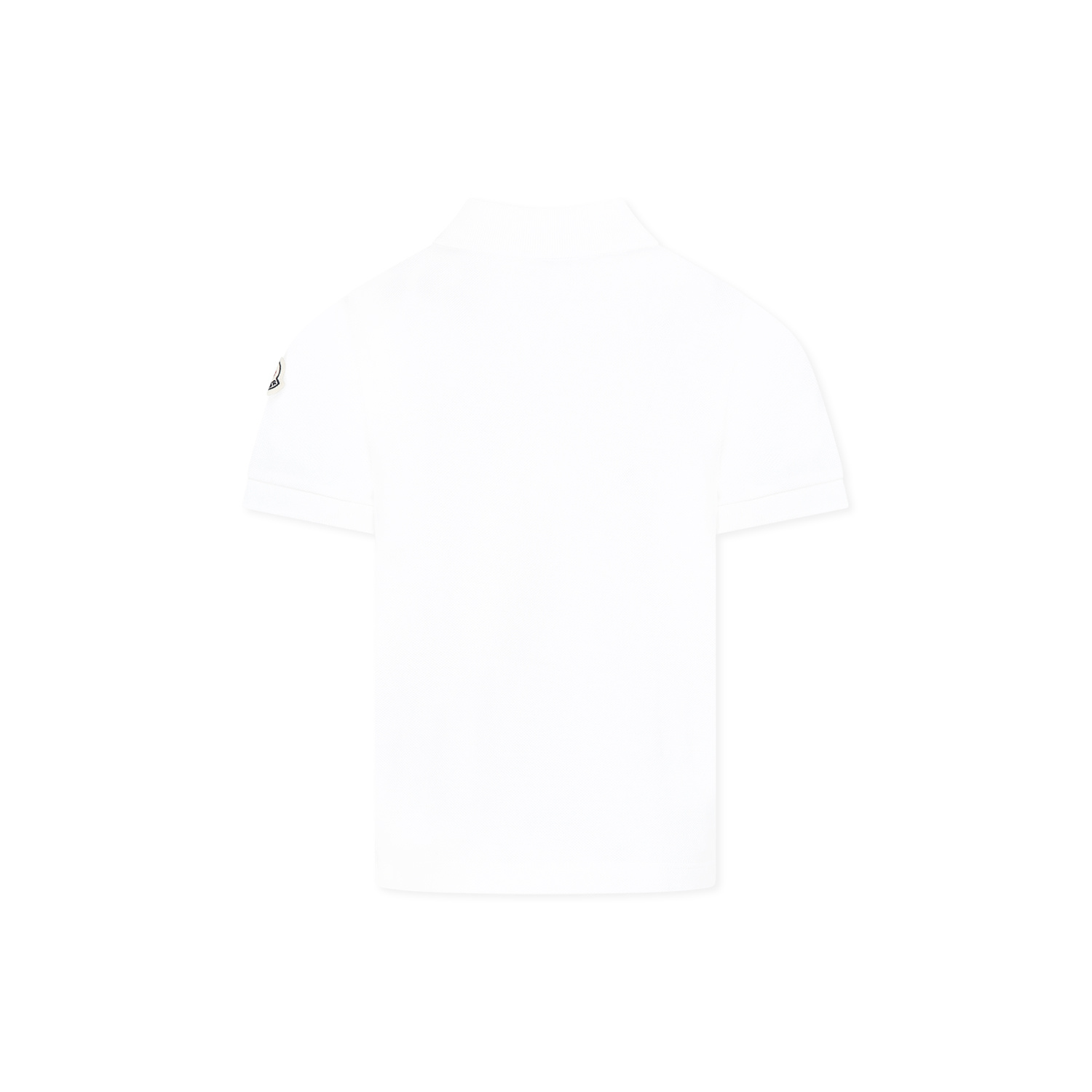 Moncler Short-sleeved Polo Shirt In White