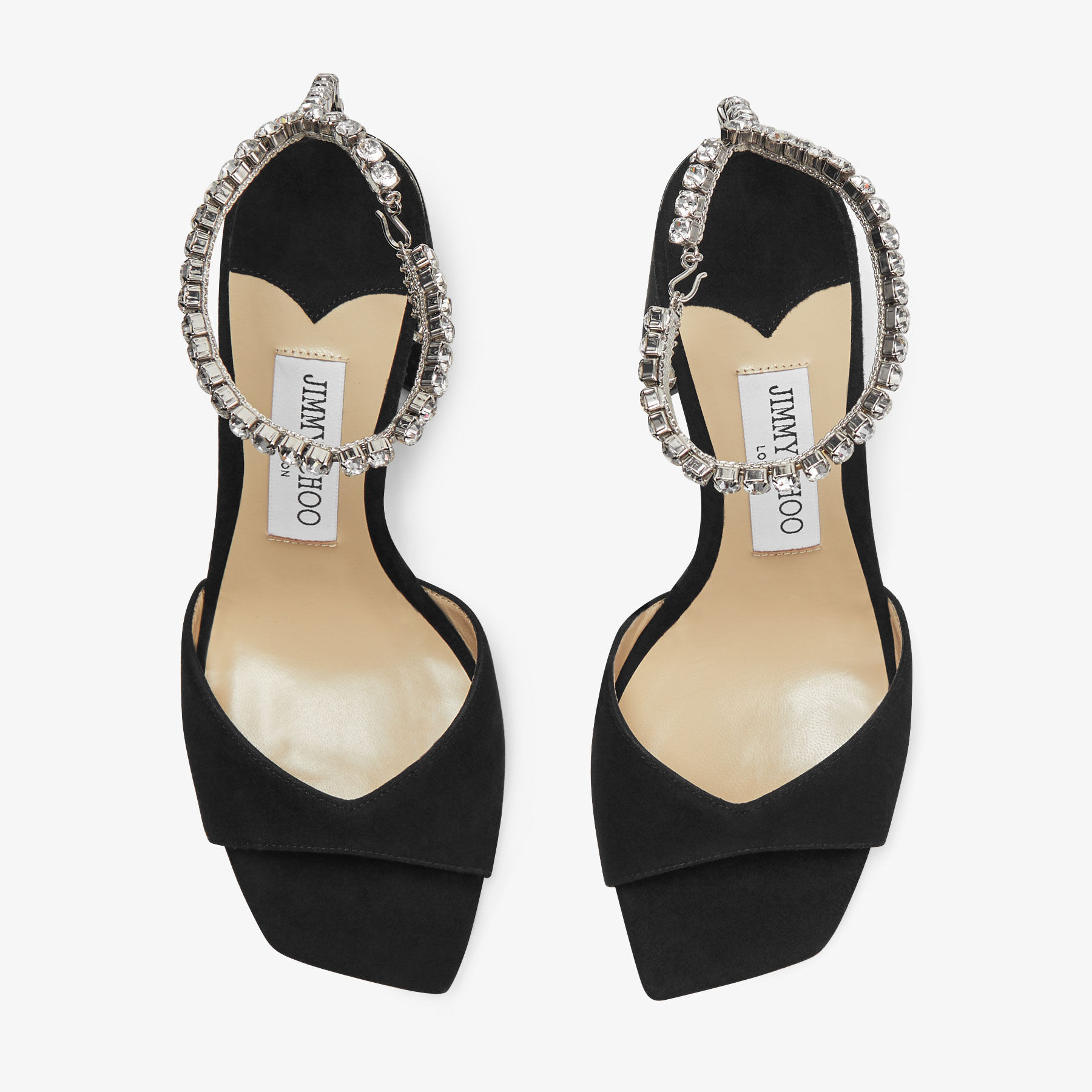 Jimmy Choo Saeda Sandal Block Heel In Black