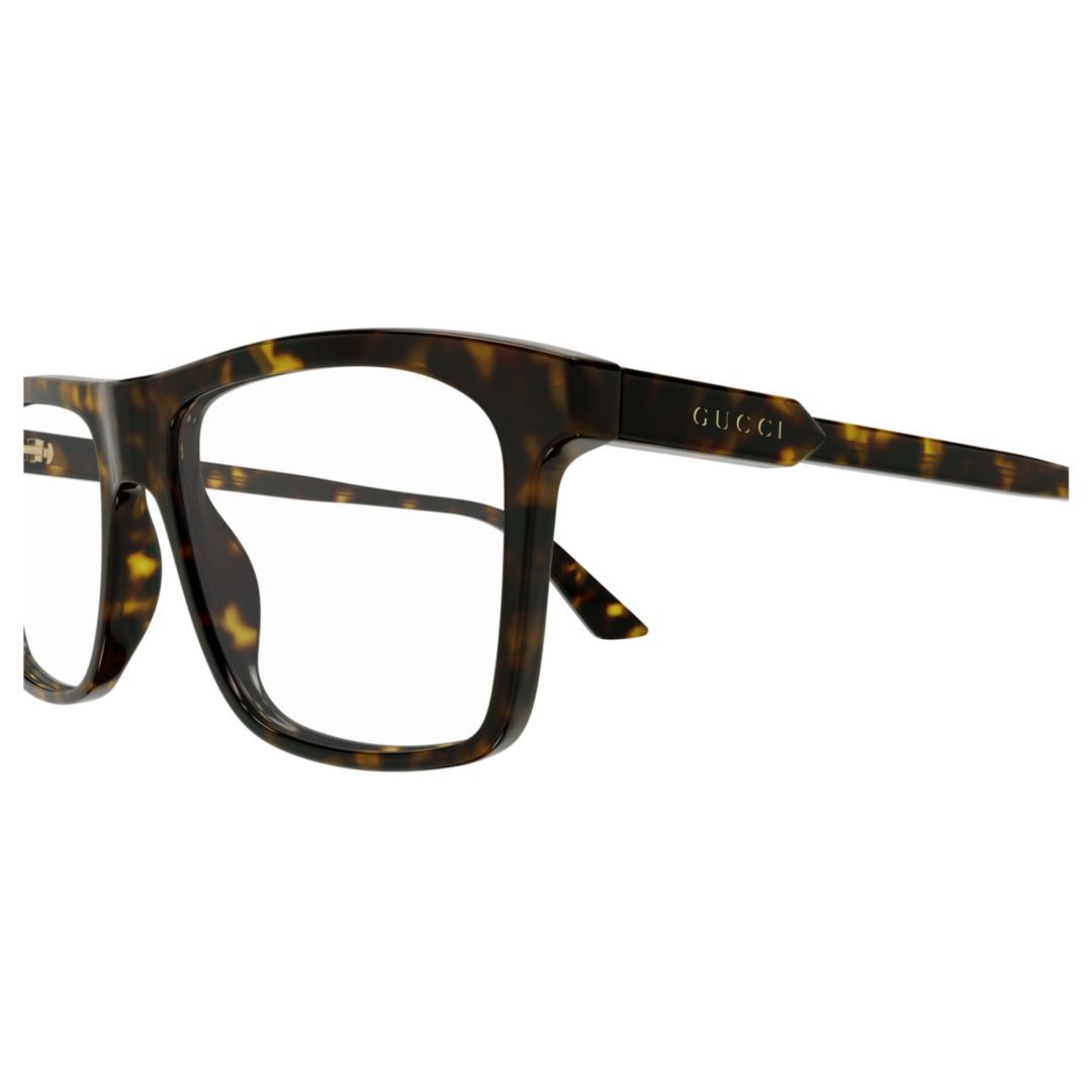 Gucci Eyewear Rectangle Frame Glasses In Black