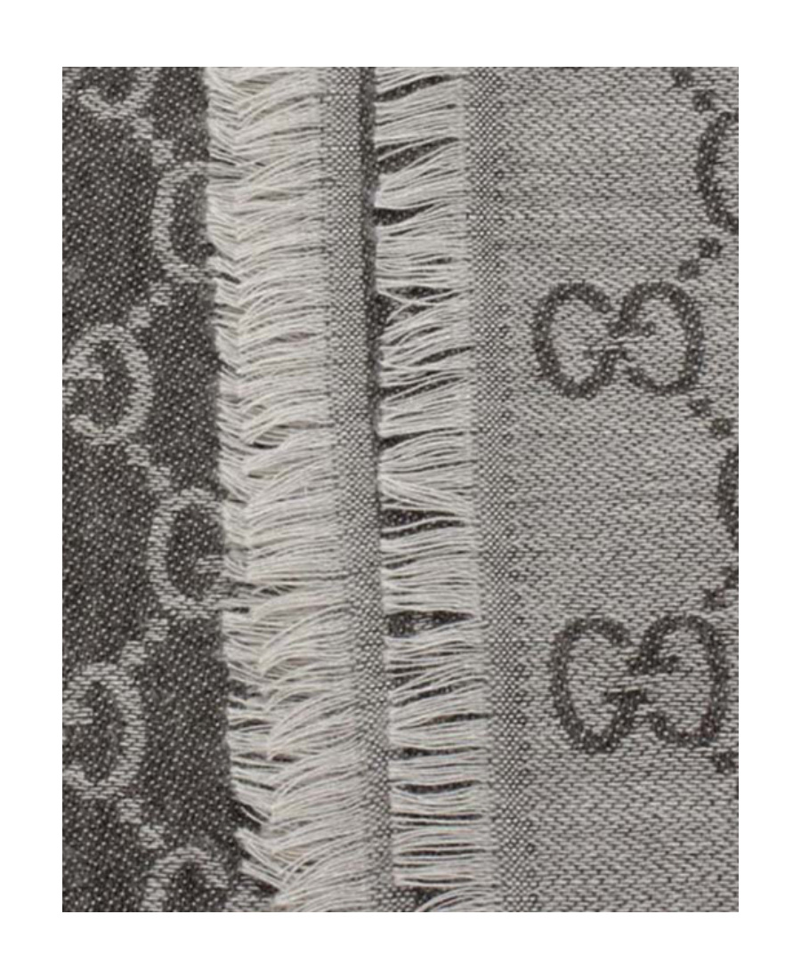 Gucci Logo Scarf In Black