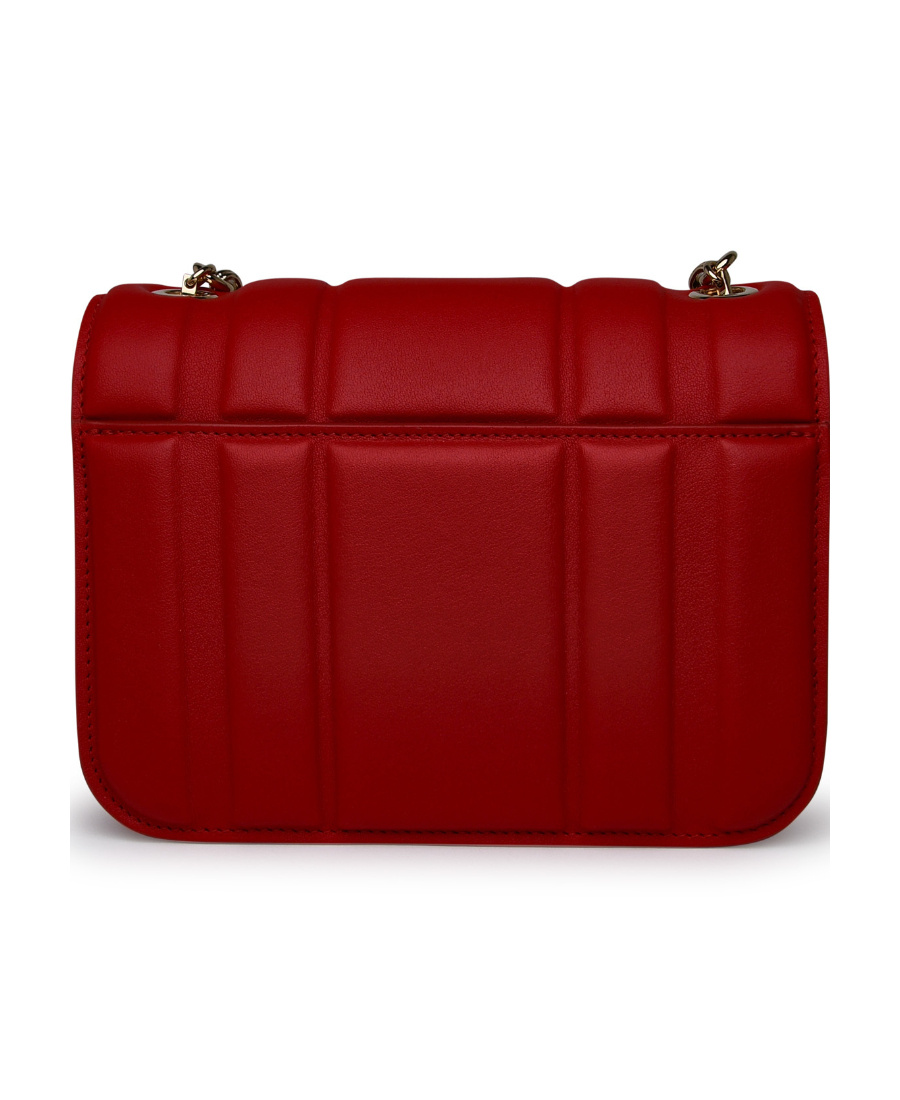 Shop Ferragamo Flip Chain Shoulder Bag In Red