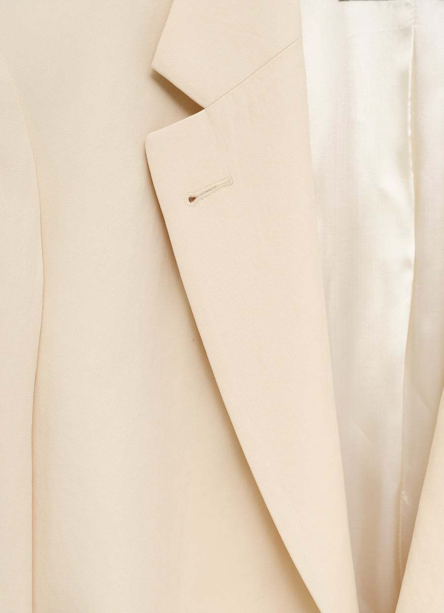 Dries Van Noten Cropped Jacket In Nude