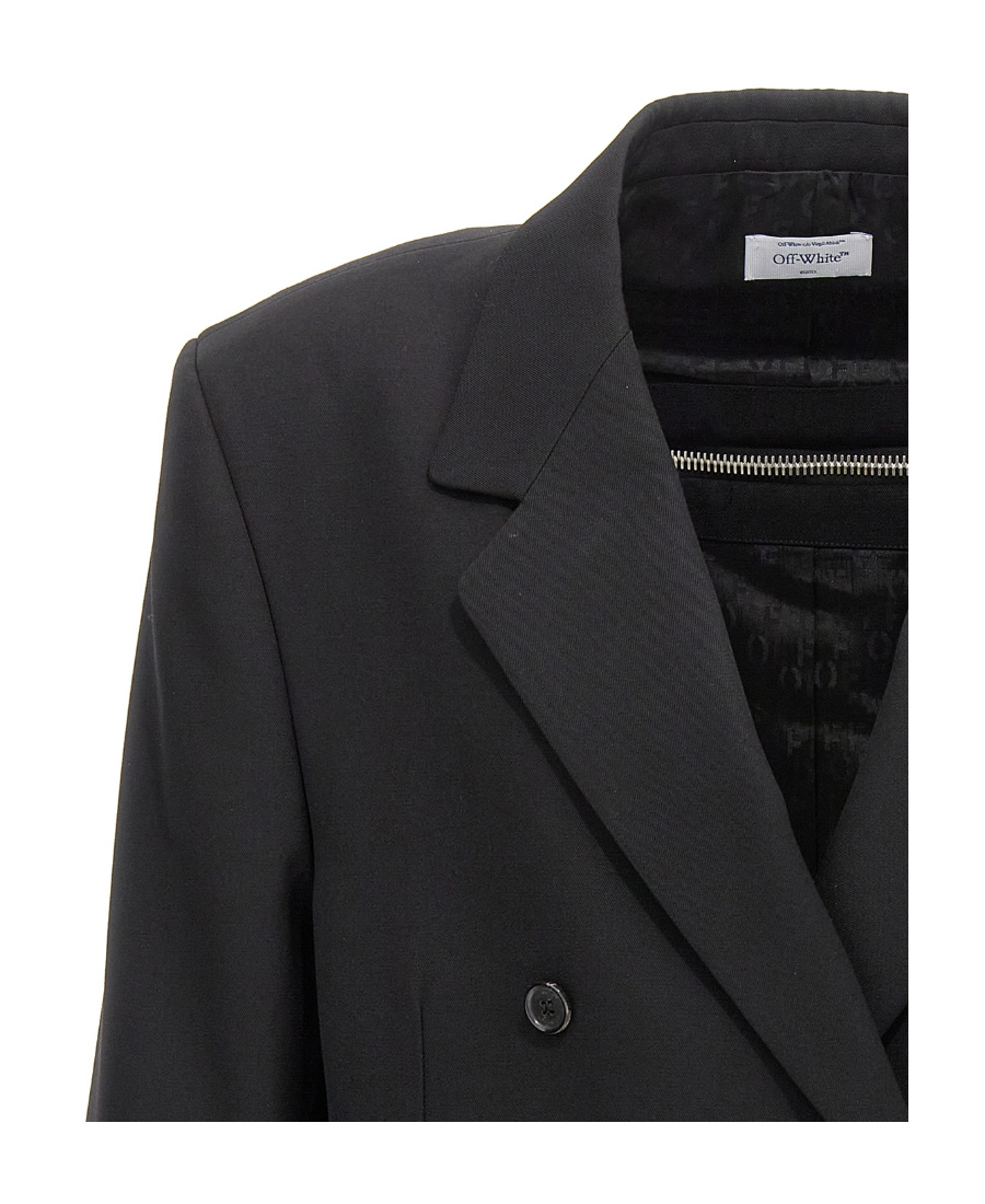 Off-white Off White Blazer 'ow Emb' In Black