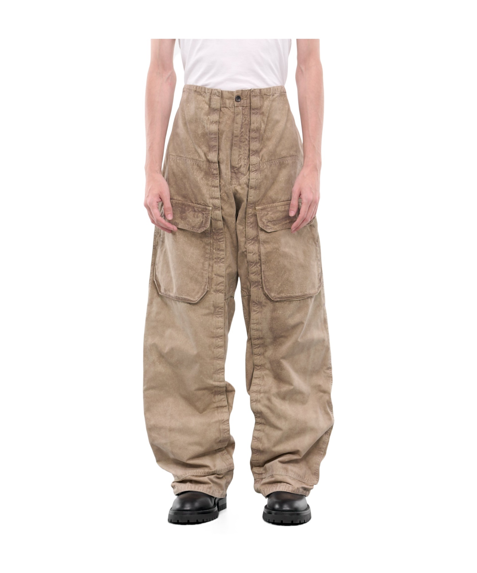 Y/project Velcro Overalls In Neutral