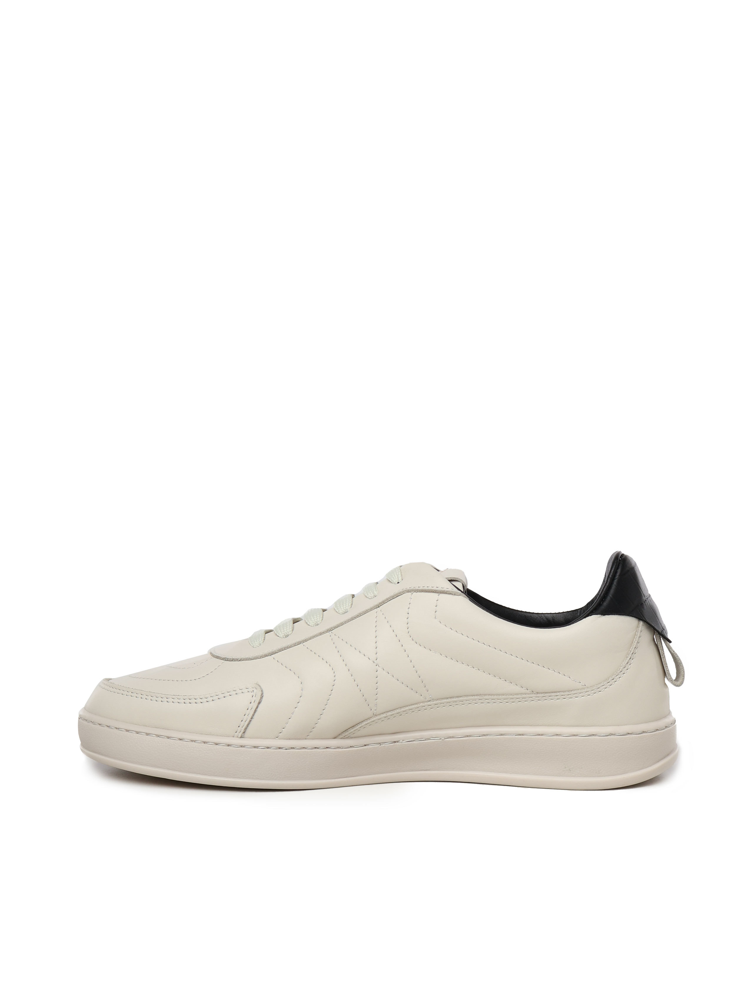 Giuliano Galiano Round Head Low-cut Sneakers In Nude