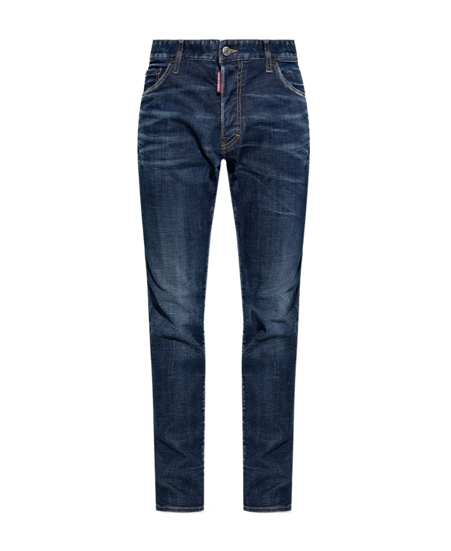 Dsquared2 Cool Guy Distressed Slim-fit Jeans In Blue