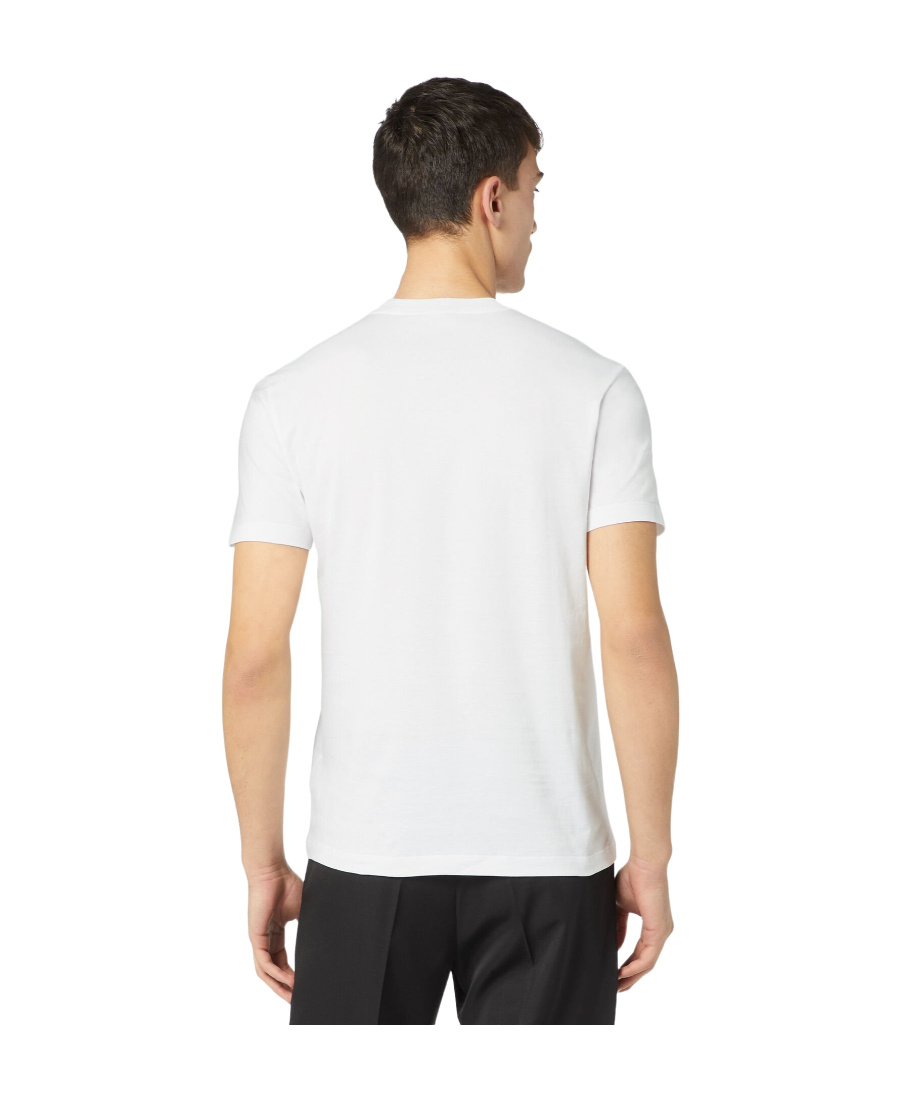 Shop Versace Medusa Motif T-shirt In White