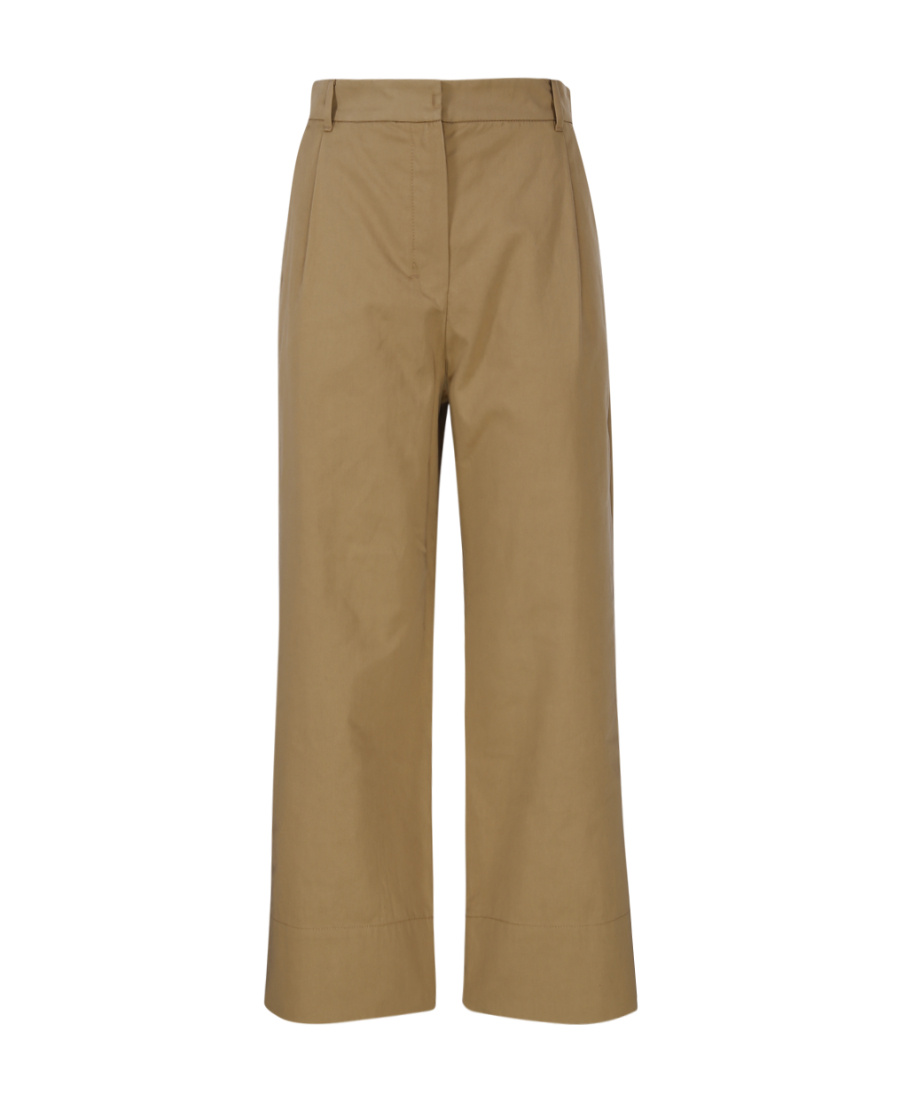 Max Mara Wide-leg Casual Pants In Brown