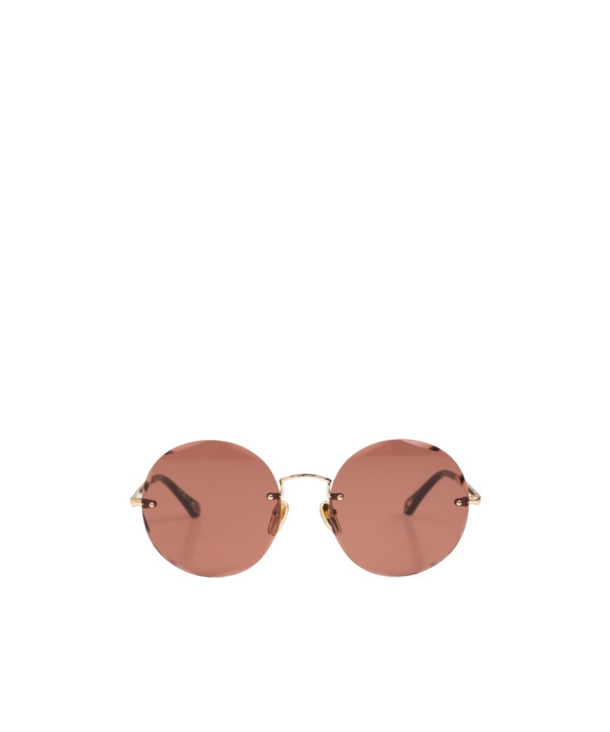 Chloé Oversized Round-frame Sunglasses In Pink