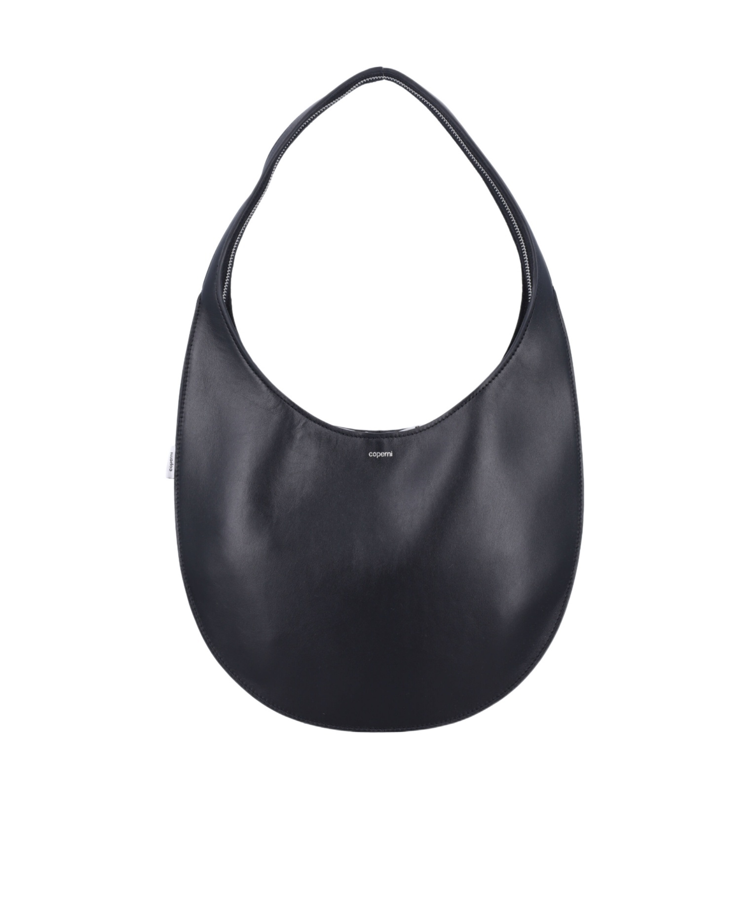 Coperni Women Medium Soft Swipe Leather Shoulder Bag In Black