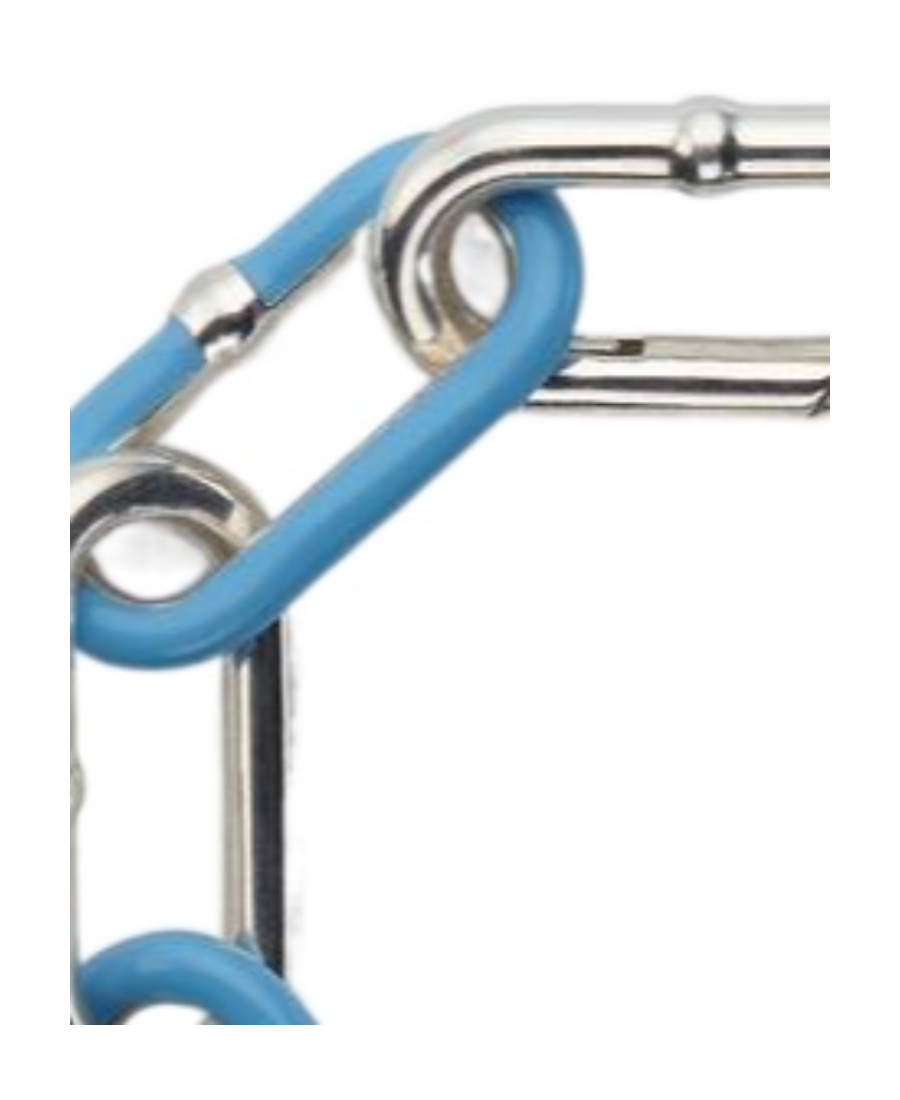 Bottega Veneta Chains Sterling-silver Bracelet In Blue