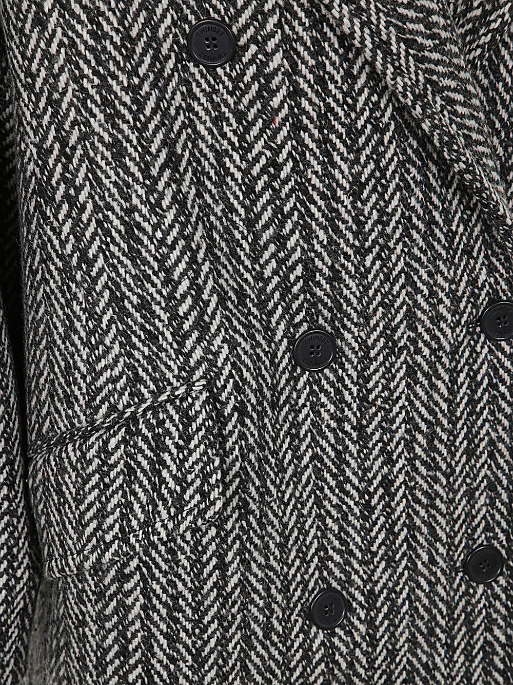 TWINSET HERRINGBONE COAT 