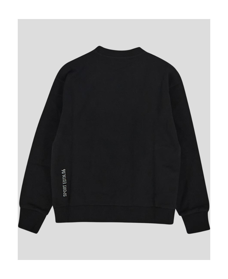Dsquared2 Logo-print Cotton Sweatshirt In Black