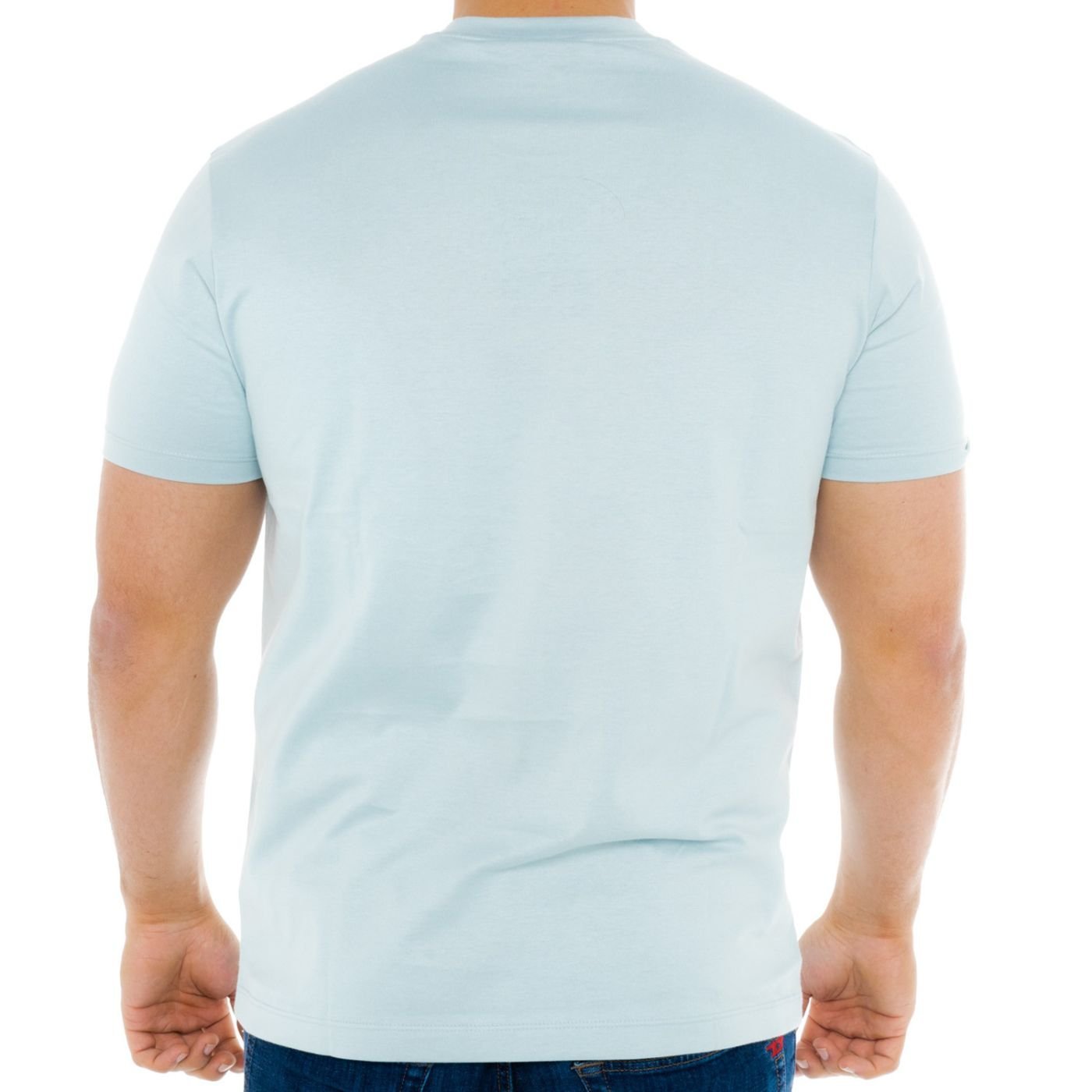 Paul & Shark Printed Crew Neck T-shirt In White