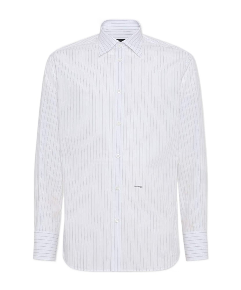 Dsquared2 Relax Dan Spread Collar Shirt In Multi