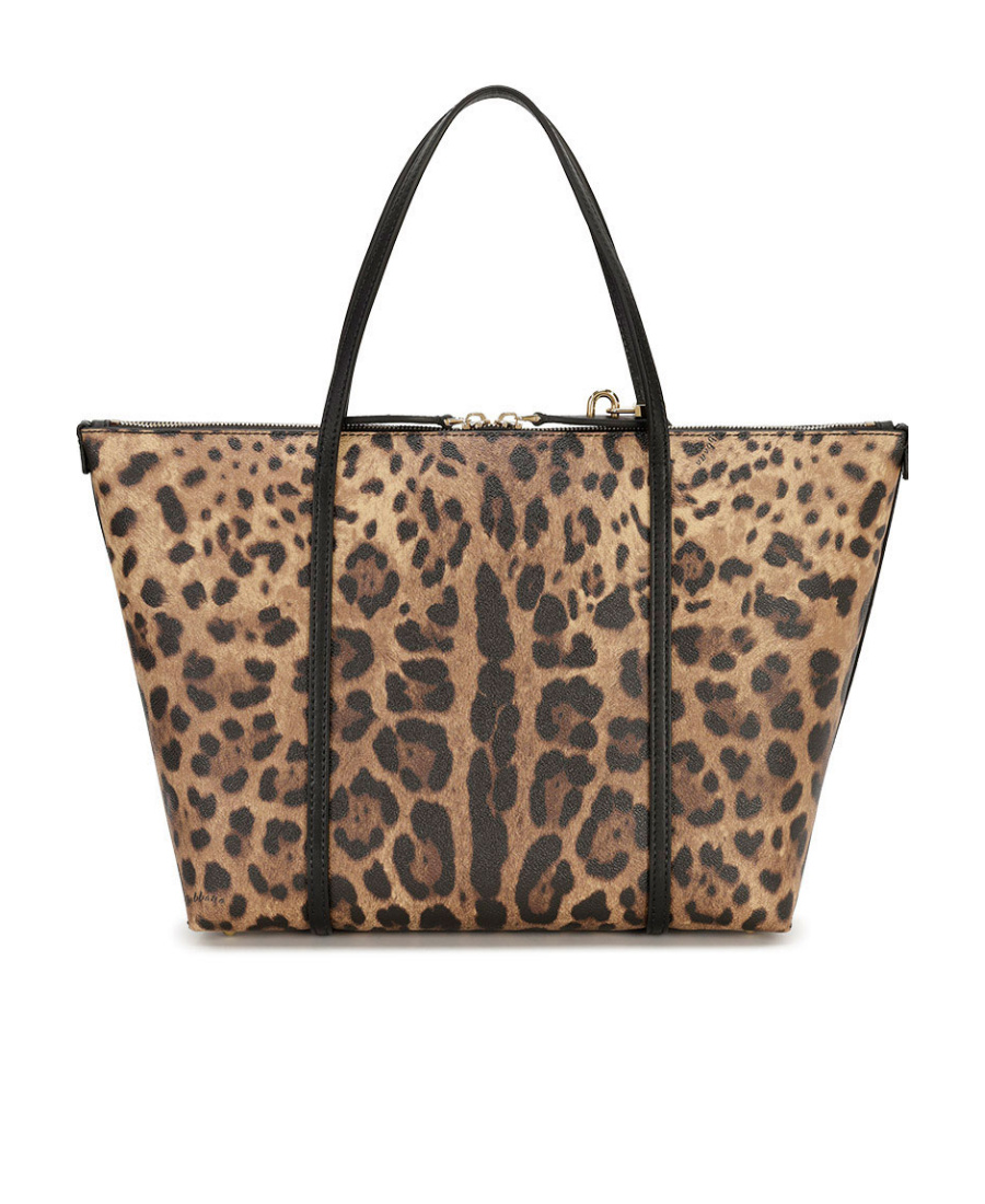 Dolce & Gabbana Logo Details Handbag In Black